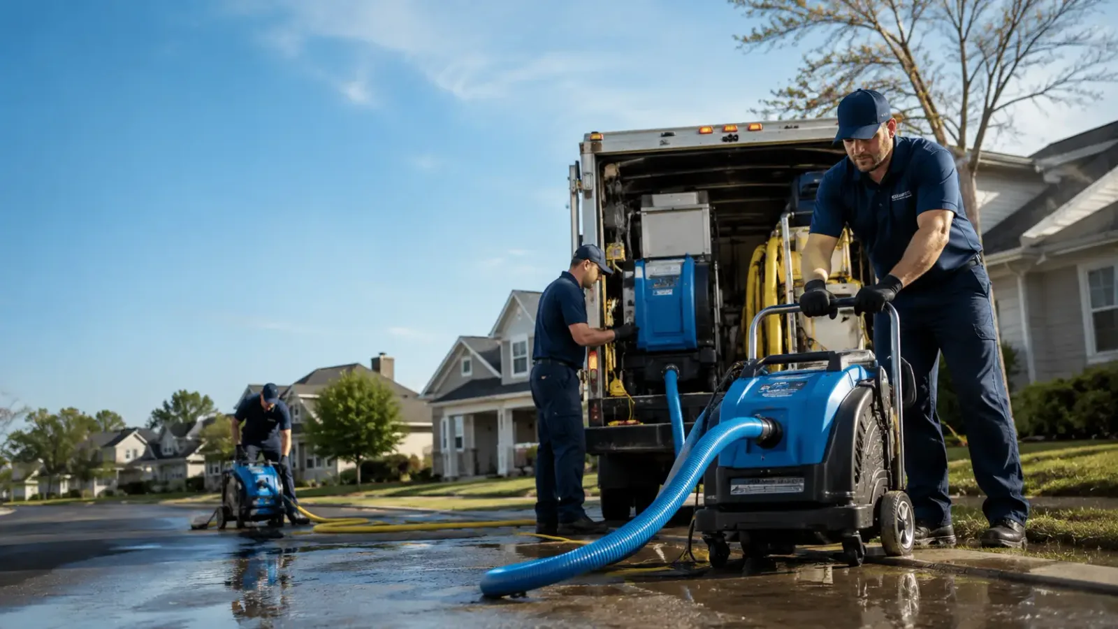 Flood Damage Cleanup in Norvell, MI